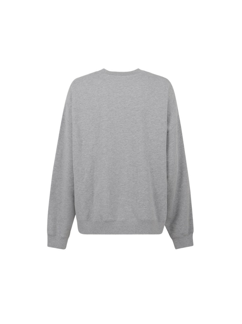 Gucci Grey Wide Sweatshirt With Relaxed Fit