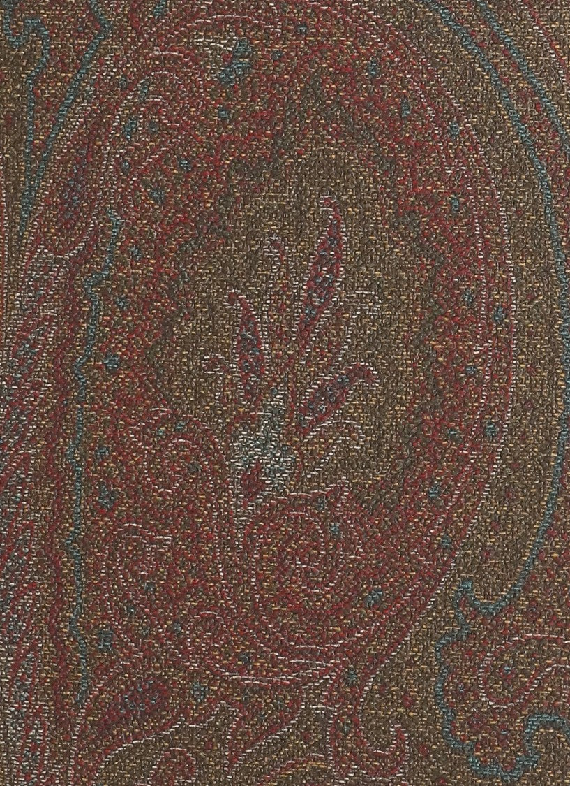 Etro Pochette-Equipped Cotton Shopping Bag With Paisley Design