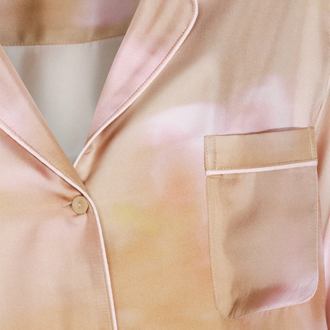 Fabiana Filippi Beige Silk Pockets Shirt