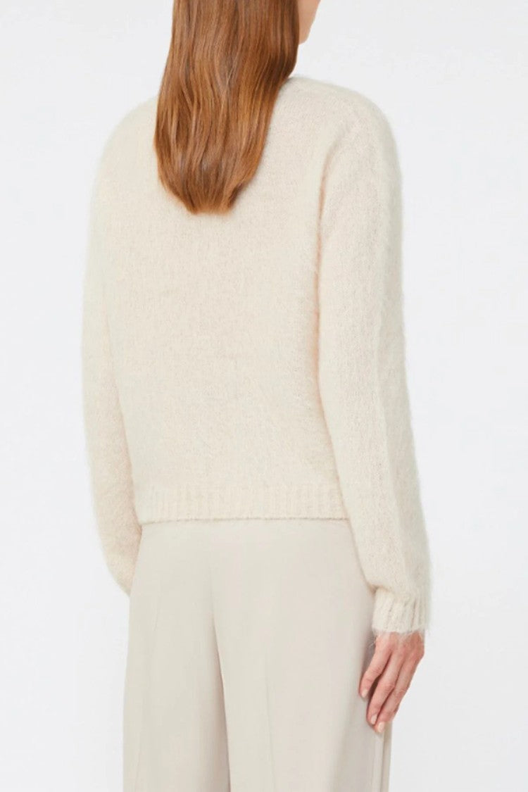 Max Mara Almond-Toned Minimalist Sweater By Max Mara Studio