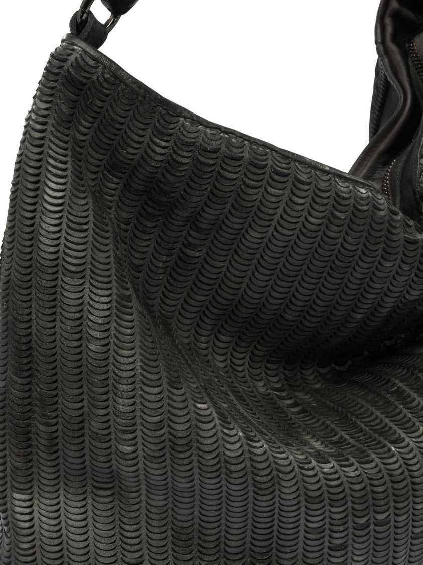 Giancarlo Nevola Textured Calf Leather Shoulder Bag