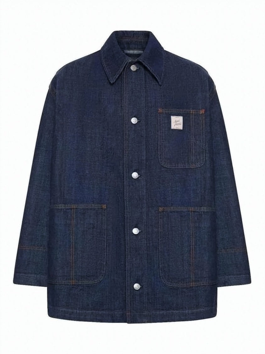 Ami Paris Boxy Indigo Denim Jacket