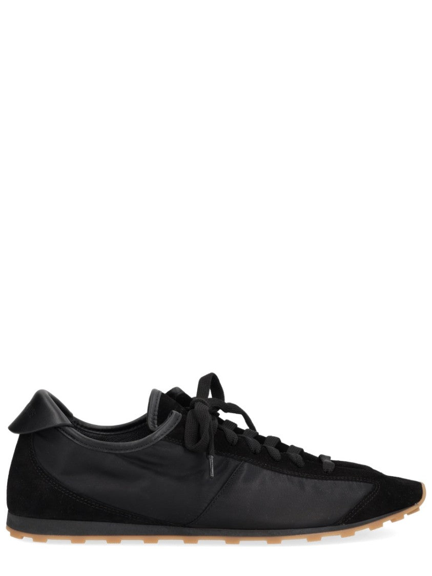 Jacquemus Smooth Suede-Textured Sneakers With Contrasting Rubber Sole