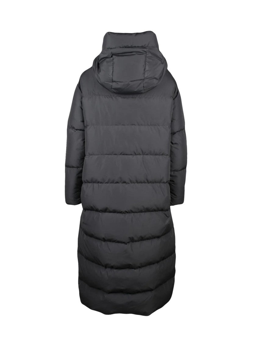 Bacon Grey Polyester Cloud Down Jacket