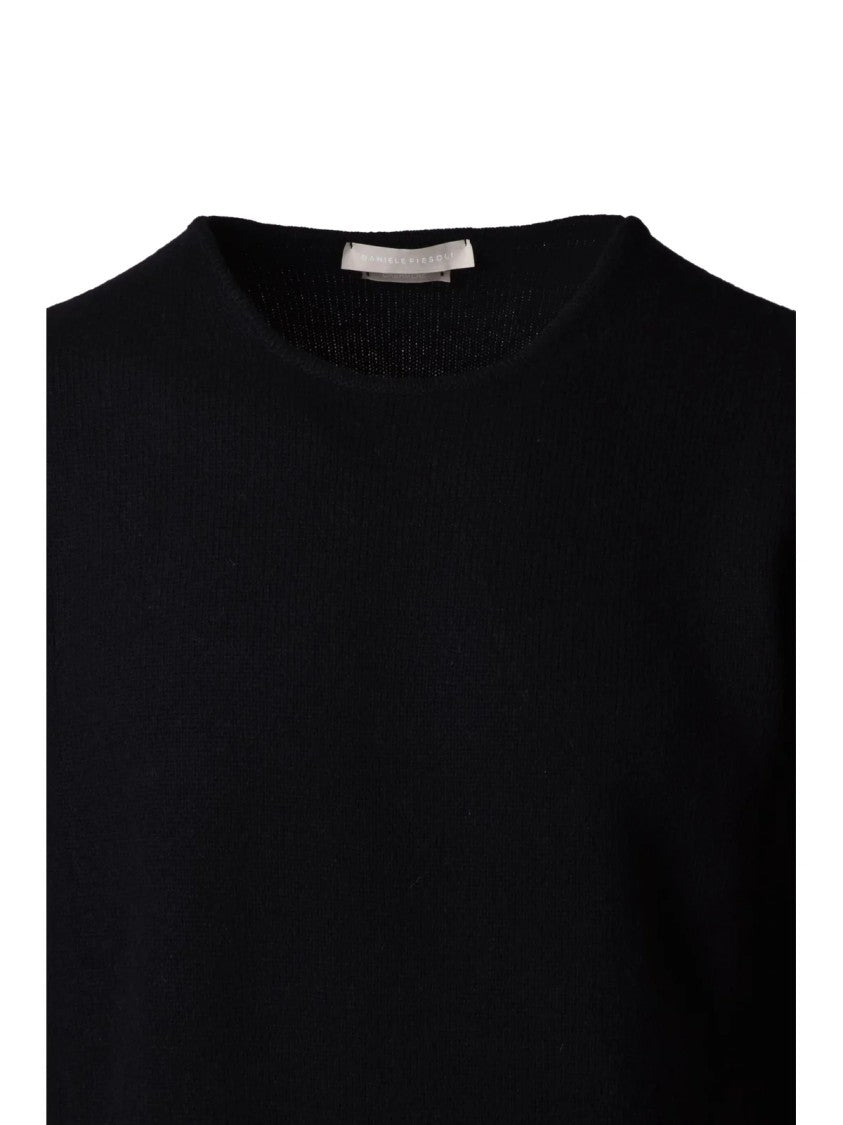 Daniele Fiesoli Cashmere Crewneck Sweater With Timeless Design