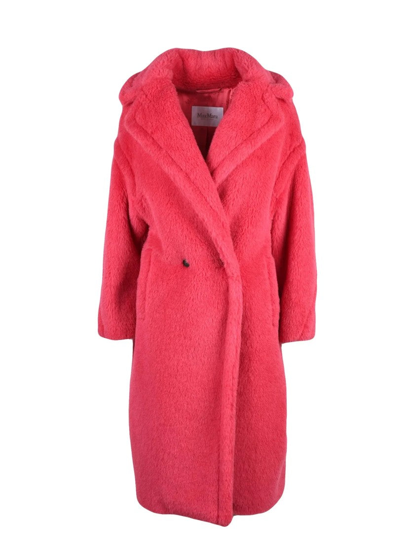 Max Mara Fuchsia Alpaca-Wool Tedgirl Coat