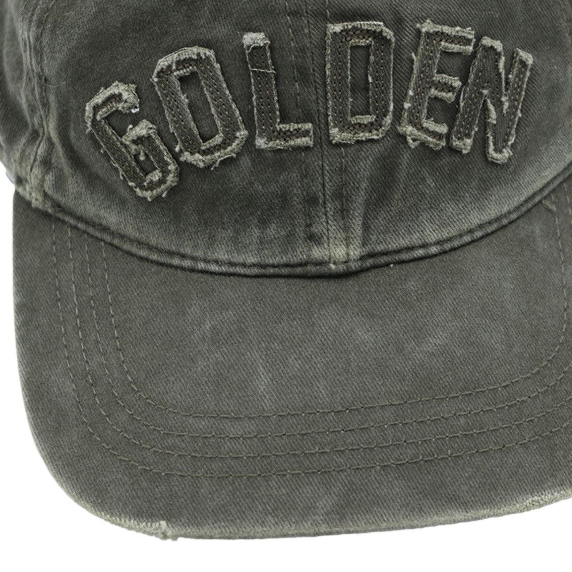 Golden Goose Vintage-Inspired Green Baseball Cap
