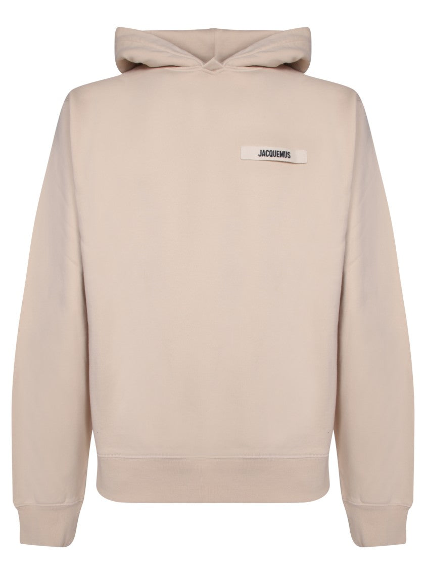 Jacquemus Beige Cotton Hoodie