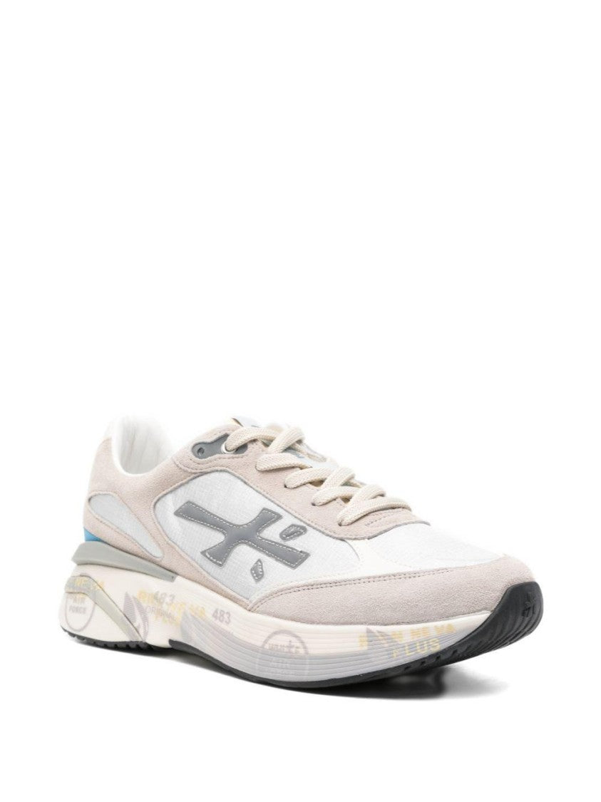 Premiata Technical Fabric Suede Sneakers