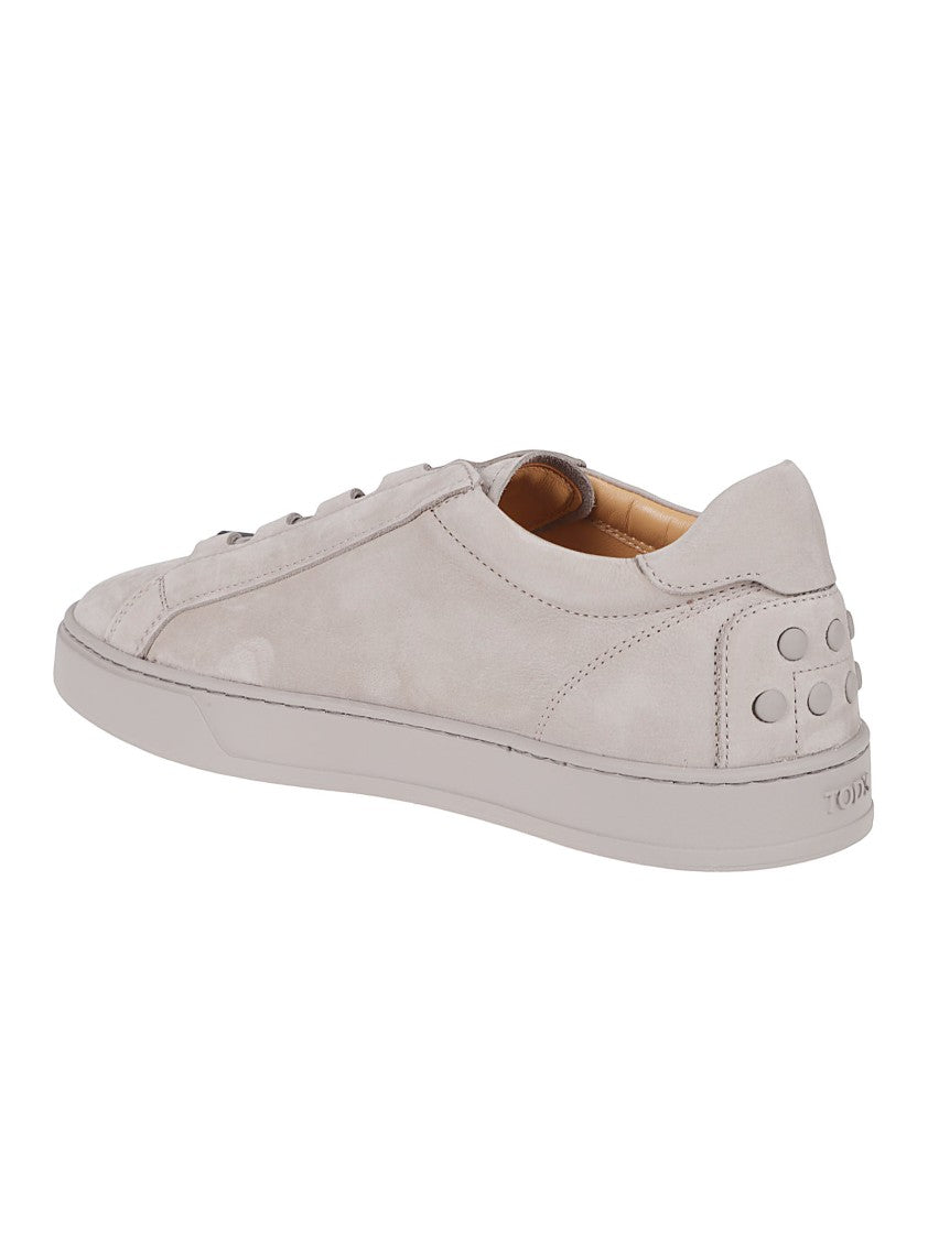 Tod's Low-Top Sneakers With Calfskin Upper