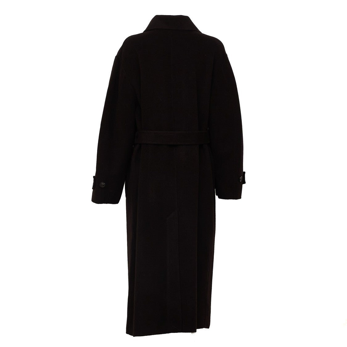 Soeur James Double-Faced Belted Long Coat