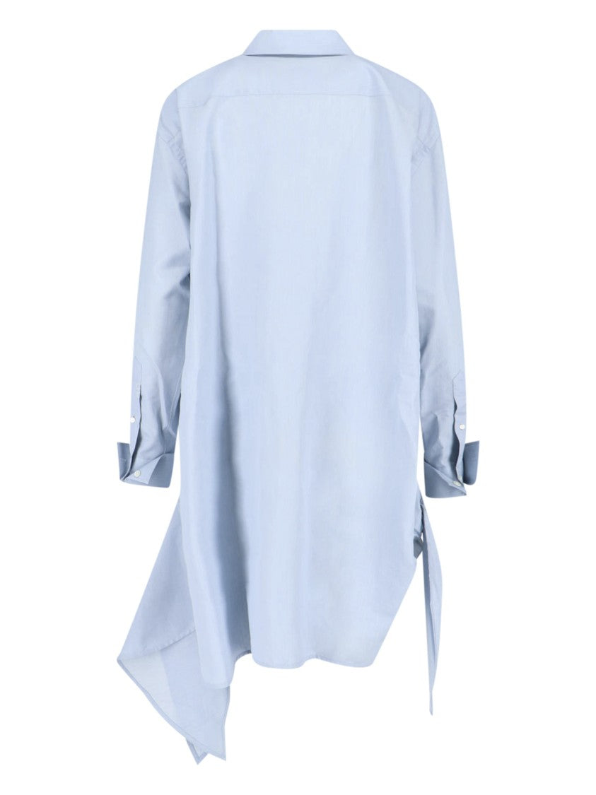 J. W. Anderson Blue Classic Anchor Embroidered Shirt Dress