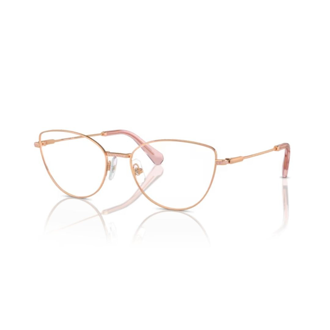 Swarovski 0Sk1012 Delicate Metal Cat-Eye Eyeglasses