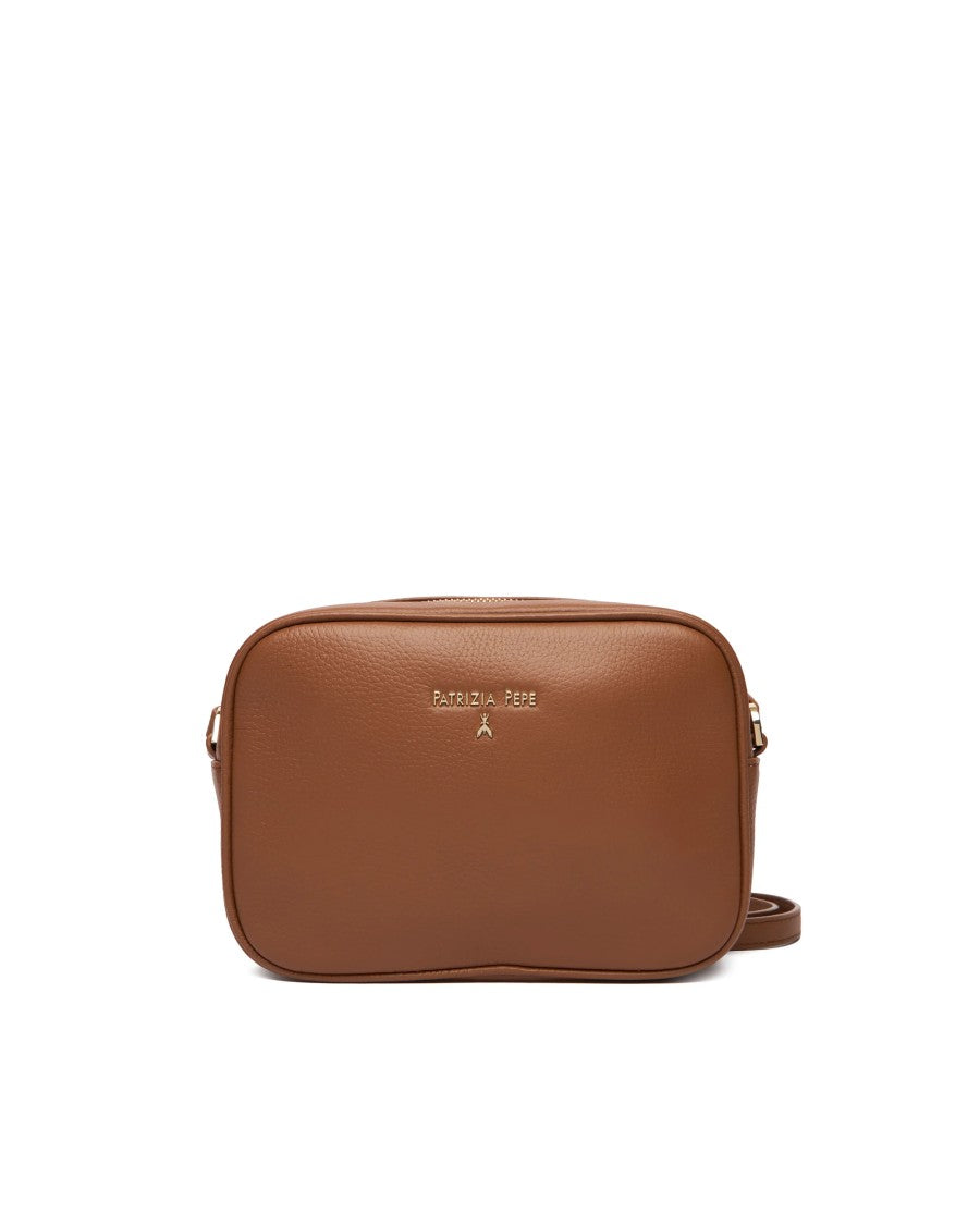Patrizia Pepe Cuoio Crossbody Bag