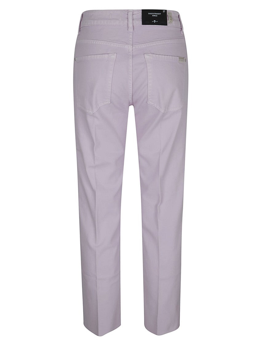 7 For All Mankind Calie Mid-Rise Straight Ankle Jeans