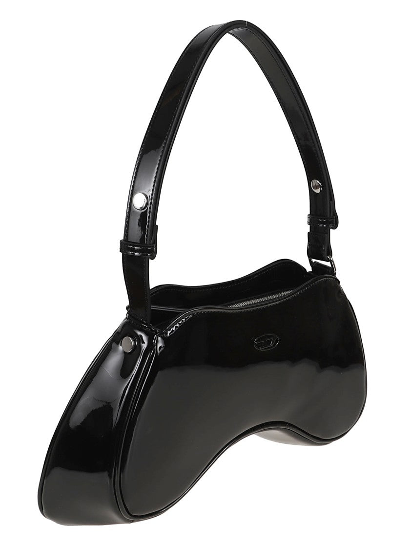 Diesel High-Gloss Crossbody Shoulder Bag