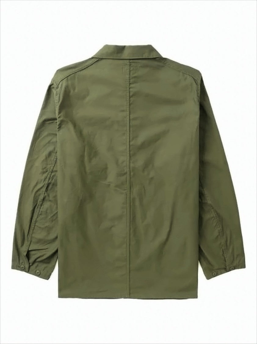 Needles Lightweight Cotton Jacket With Button-Up Front