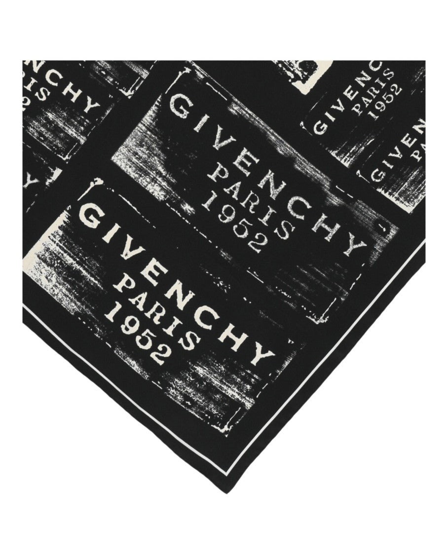 Givenchy Patchwork Stamp Silk Scarf