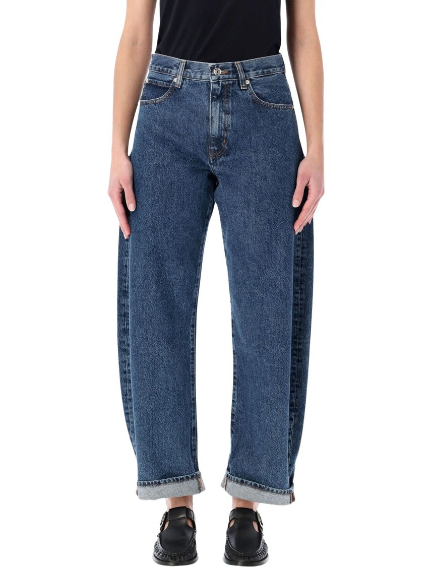 Frame The Bubble Barrel Silhouette Jeans