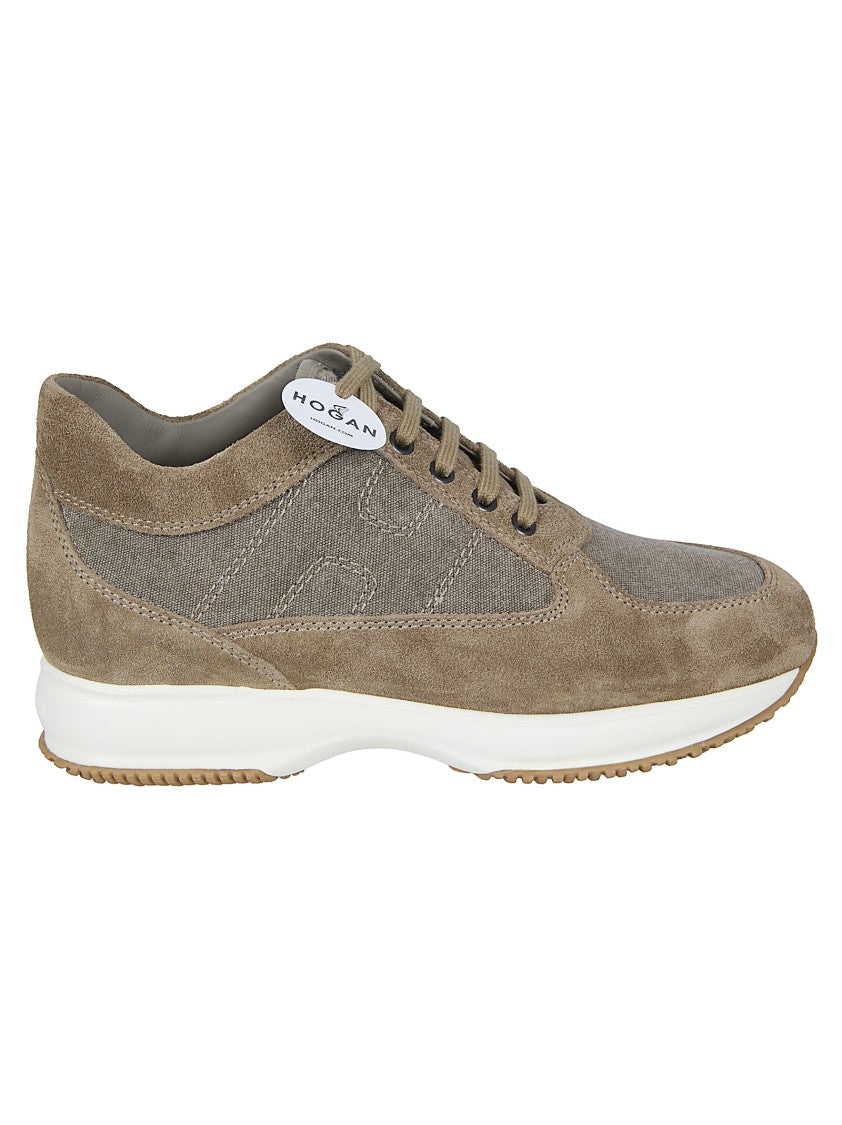 Hogan Suede And Fabric Sneakers