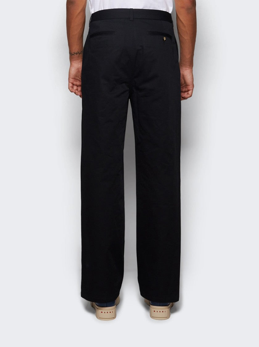Marni Straight-Leg Trousers With Button Closure