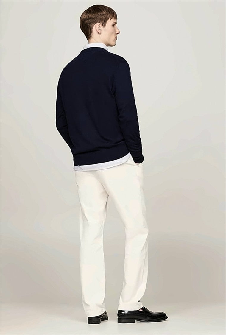 Tommy Hilfiger Refined V-Neck Sweater In Pima Cotton