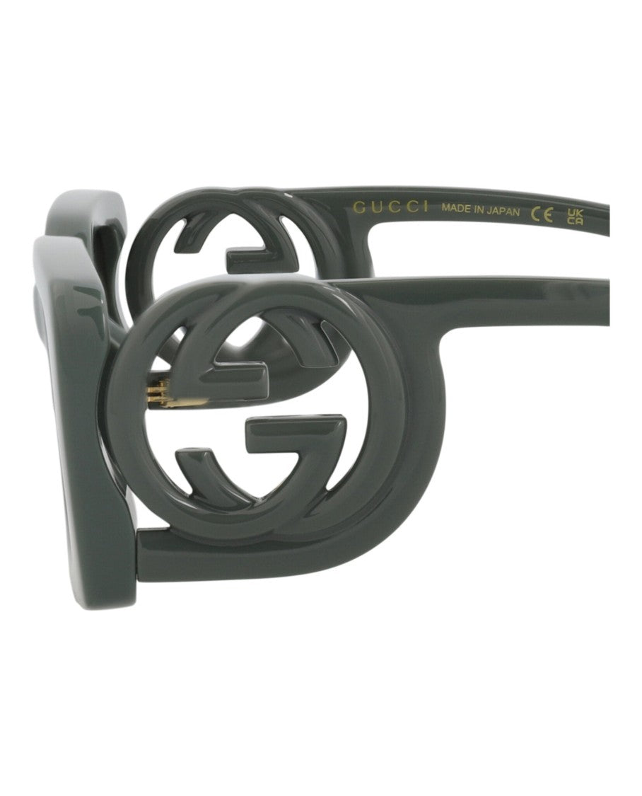 Gucci Square-Frame Injection Sunglasses