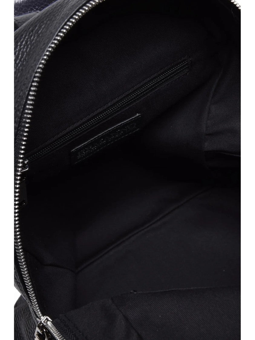 Ermanno Firenze Black Leather Delizia Backpack