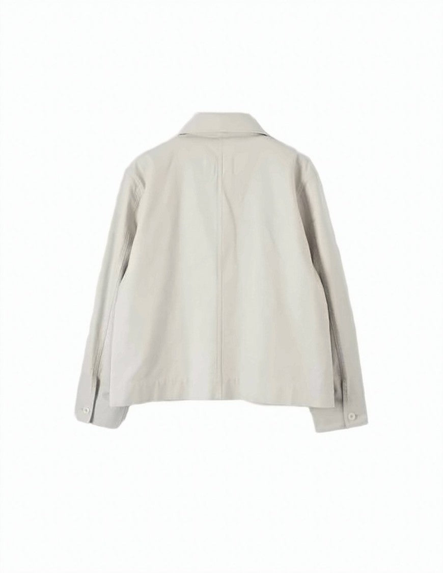 Margaret Howell Button-Down Jacket With Classic Collar And Boxy Silhouette