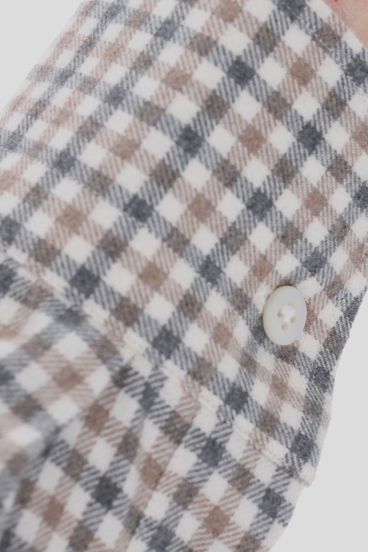 Borriello Flannel Vichy Tailored Shirt