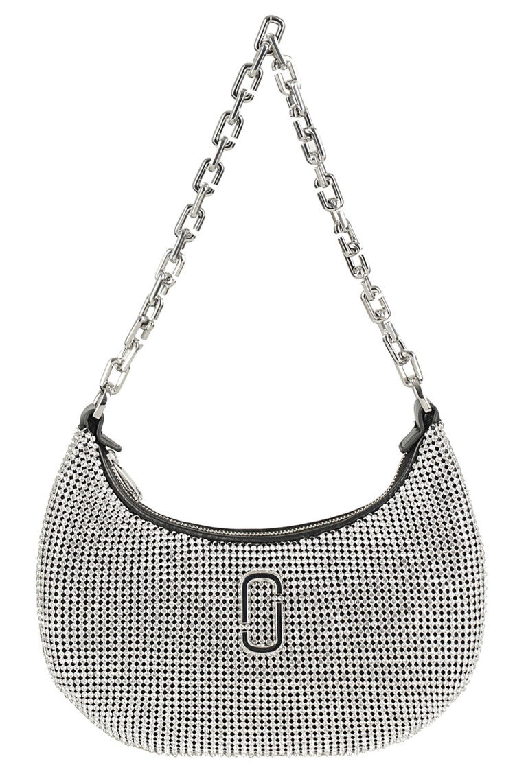 Marc Jacobs Crescent-Shaped Small Curve Bag With Rhinestone Embellishment