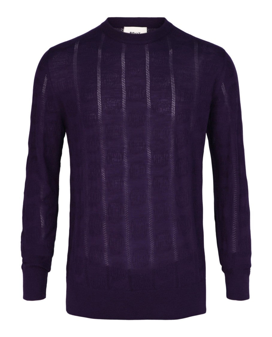 Bally Geometric Jacquard-Knit Crewneck Sweater