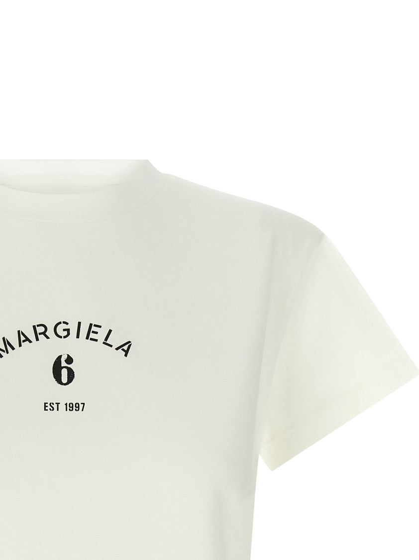 Mm6 By Maison Margiela Logo Print T-Shirt