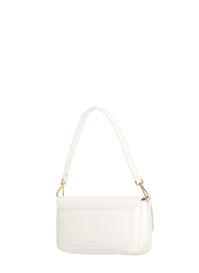 Coccinelle C-Me Lock Medium Shoulder Bag With Gold-Tone Hardware