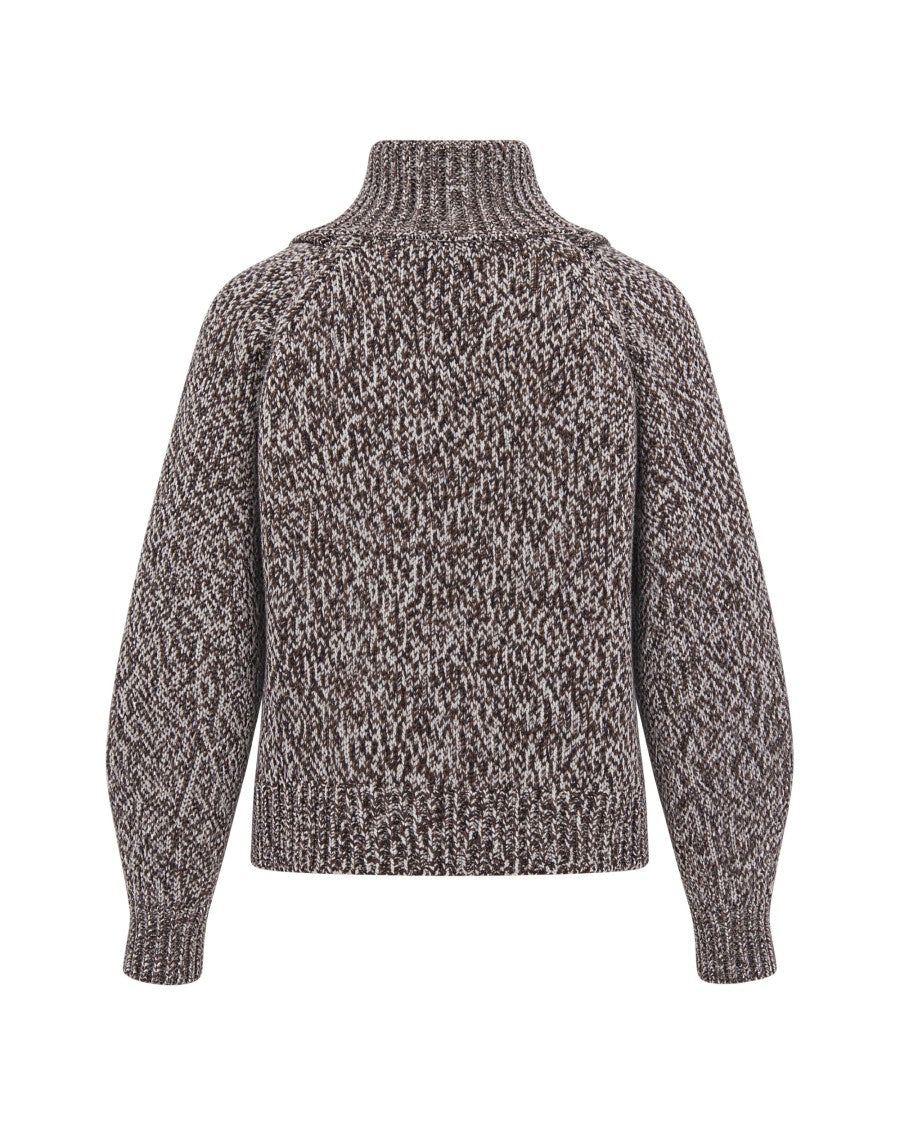 Sessùn Whibrowny Mannrey Boxy Wool High-Turtleneck Sweater