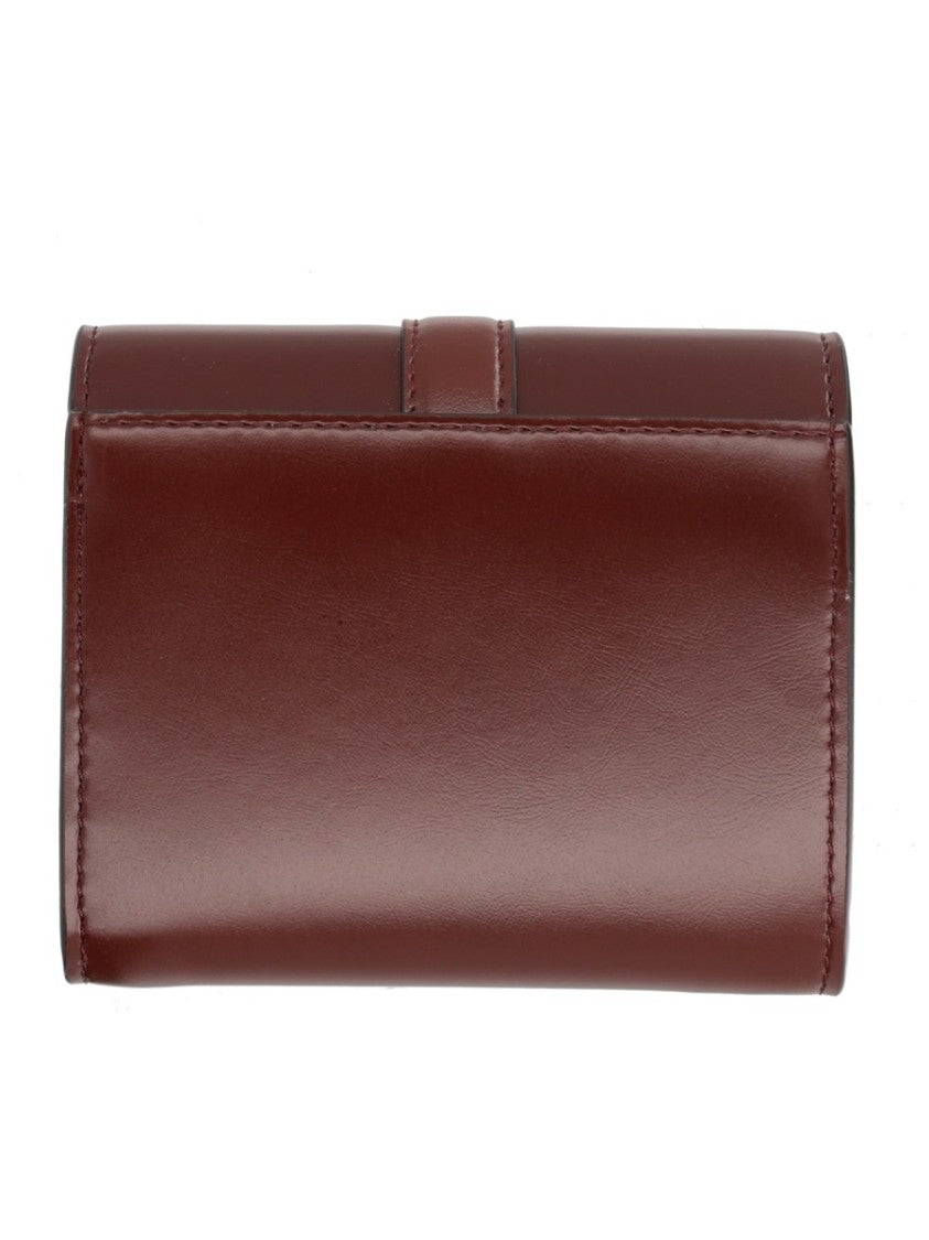 Stella Mccartney Polyamide Gold Padlock Trifold Wallet