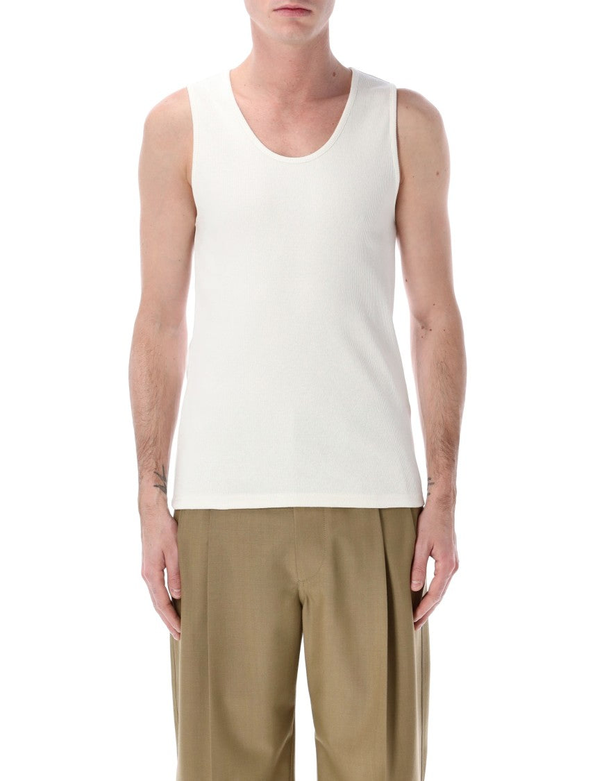 Lemaire Fitted Ribbed Cotton Tank Top