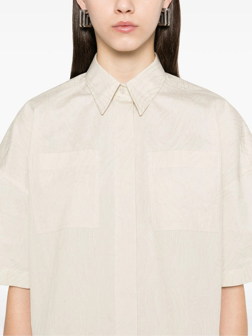 Brunello Cucinelli Short Sleeve Relaxed Fit Shirt