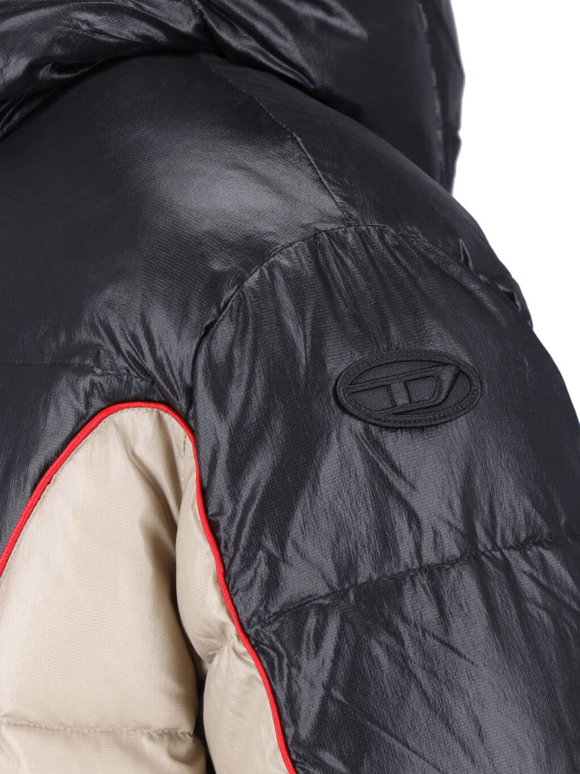 Diesel Multicolor Hooded W Ostend Down Jacket