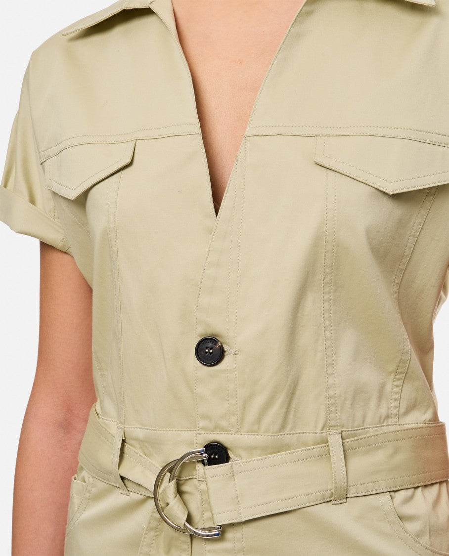 Halfboy Long Beige Sahariana Dress