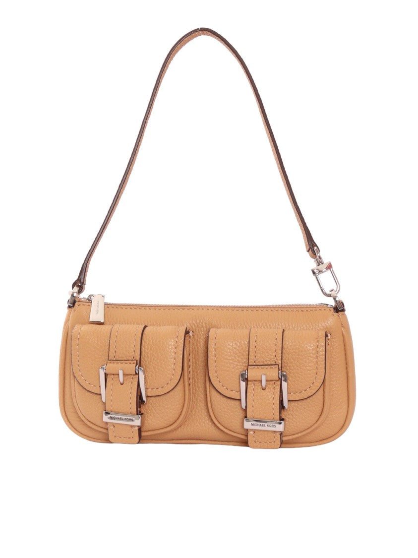 Michael Kors Convertible Textured Leather Pochette