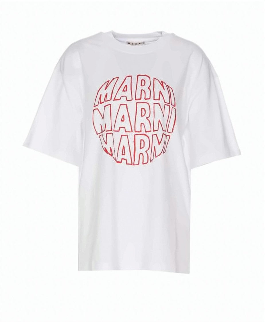 Marni Relaxed-Fit Graphic Print T-Shirt