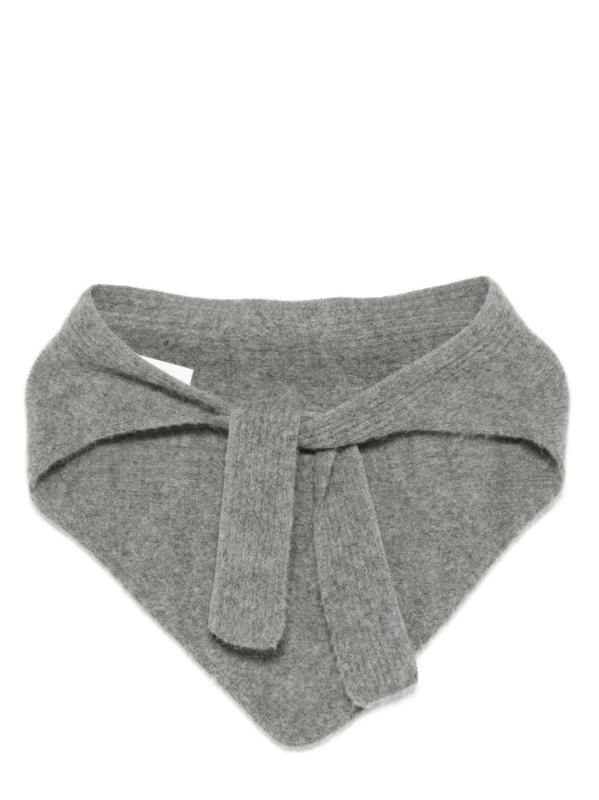 Jacquemus Grey Wrap-Around Textured Scarf
