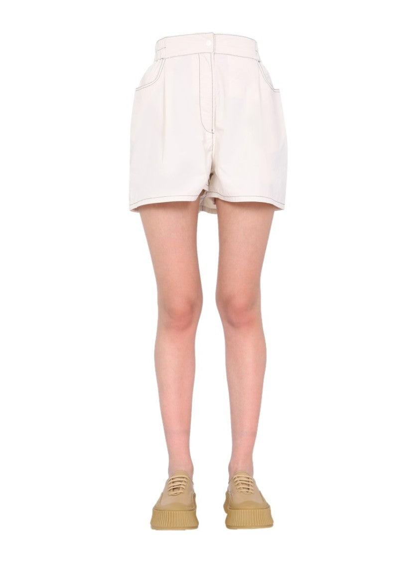 Sunnei X Eleonora Bonucci High-Waisted Nylon Shorts