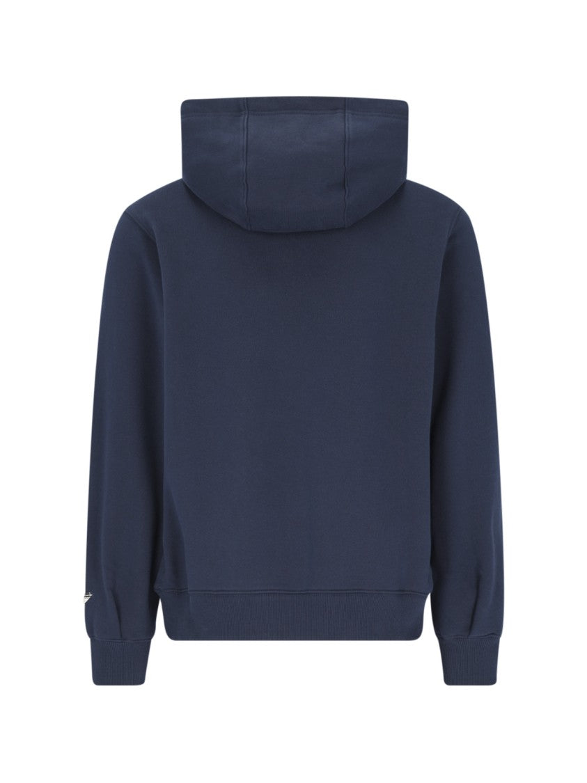 Ader Error Cotton Blue Hoodie