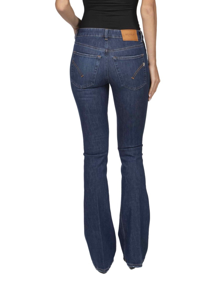 Dondup Newlola Deep Indigo Flare Jeans