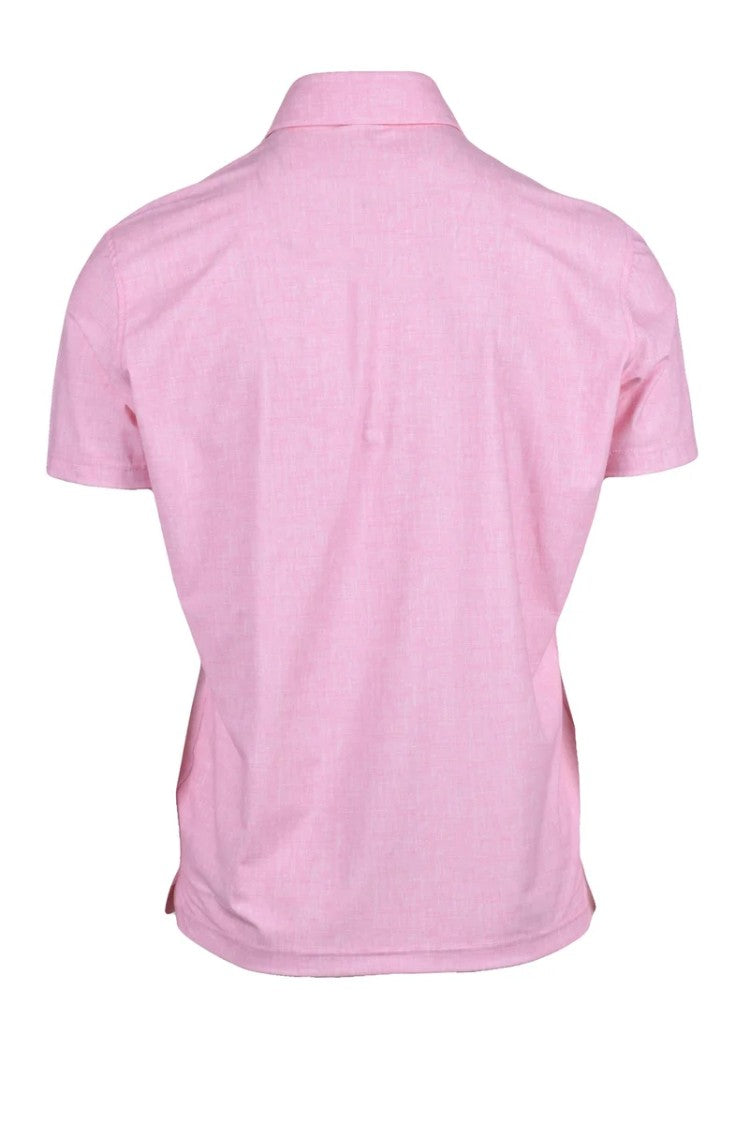 Ghirardelli Next Pink Polyamide Elastane Men's Next Technical Polo