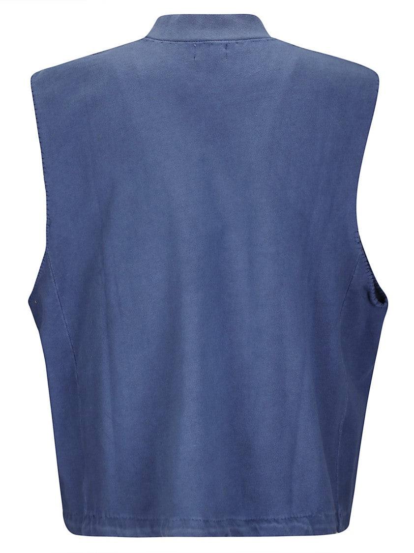 Epl High-Collar Cotton Fleece Vest