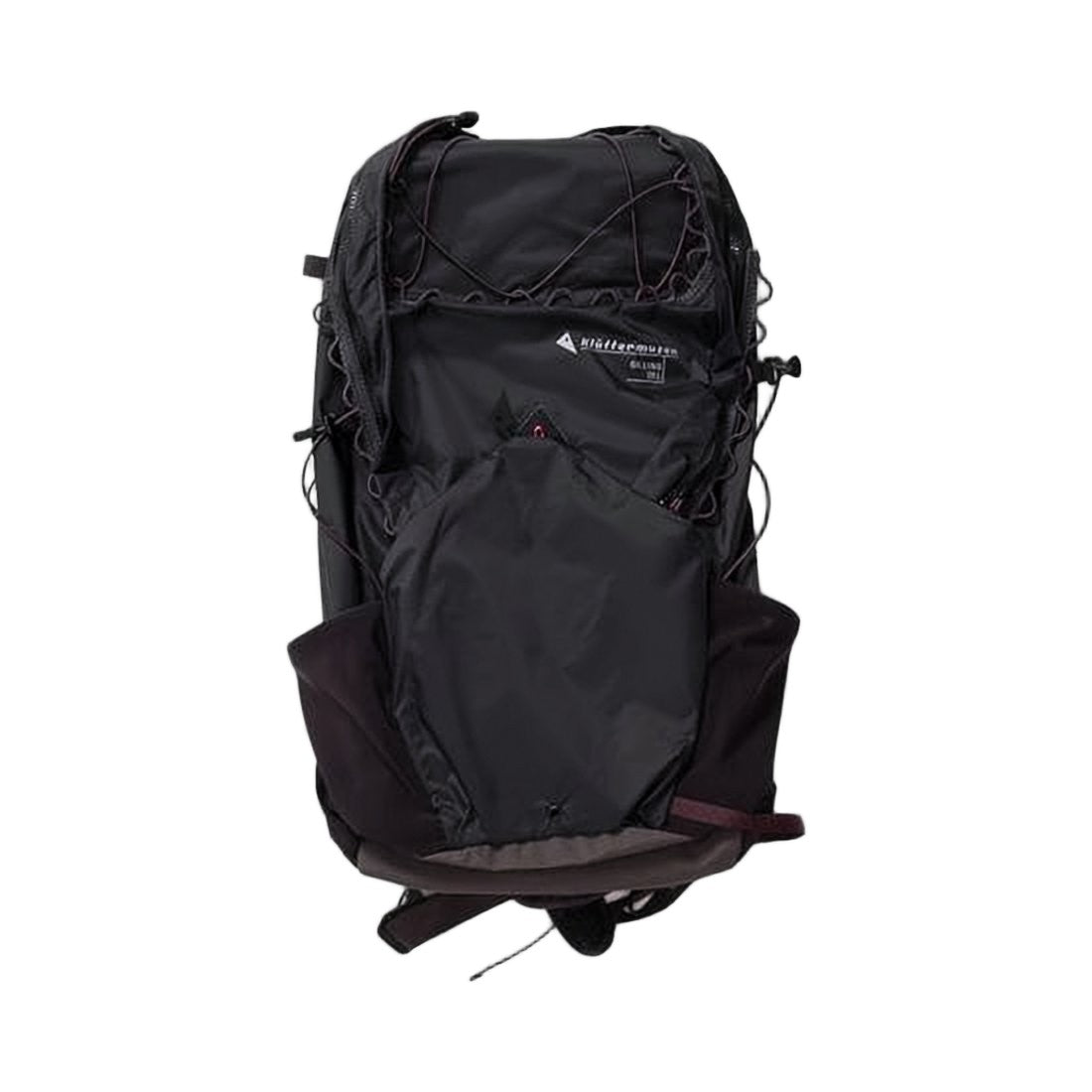 Klattermusen Functional Black Backpack With Multiple Compartments