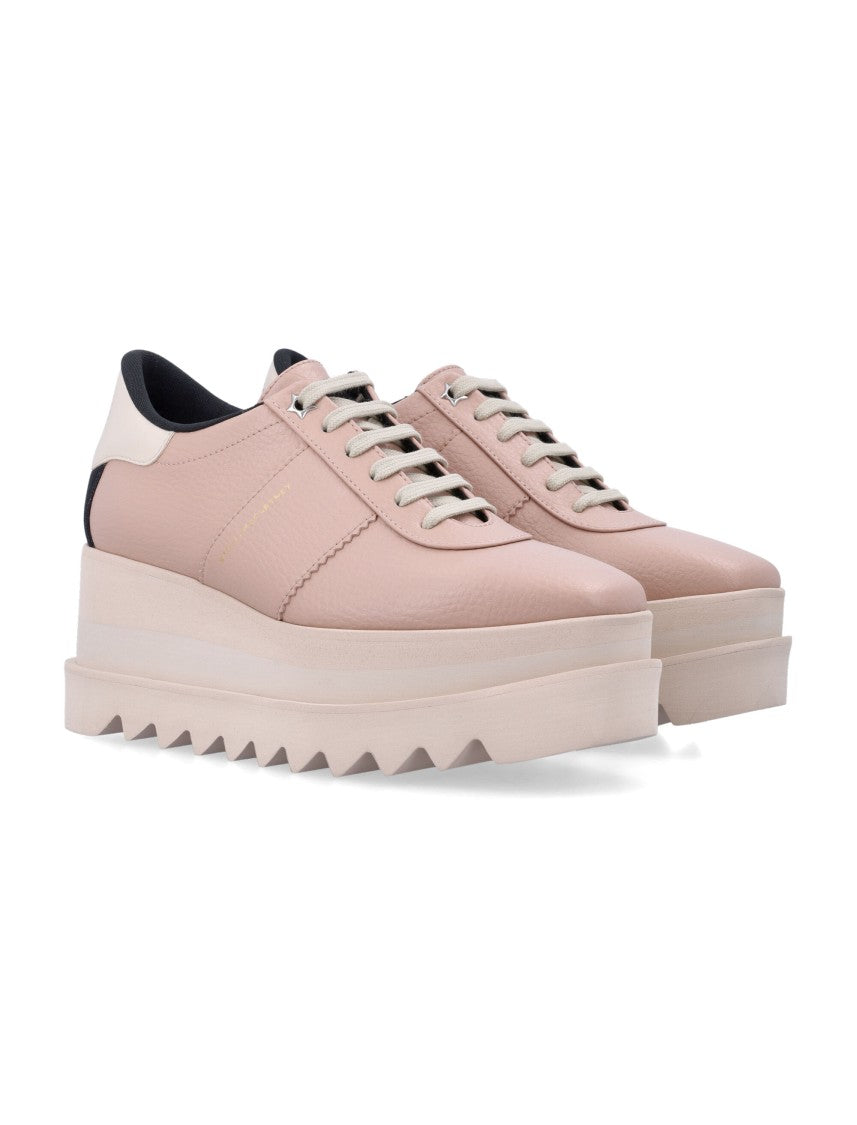 Stella Mccartney Sneak-Elyse Vegan Leather Platform Sneakers